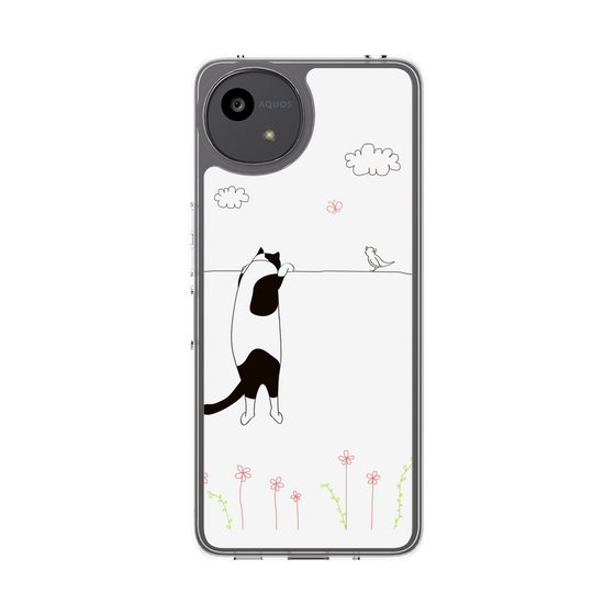 Slim Protection Case［ Calico Cat Peeking with Curiosity ］