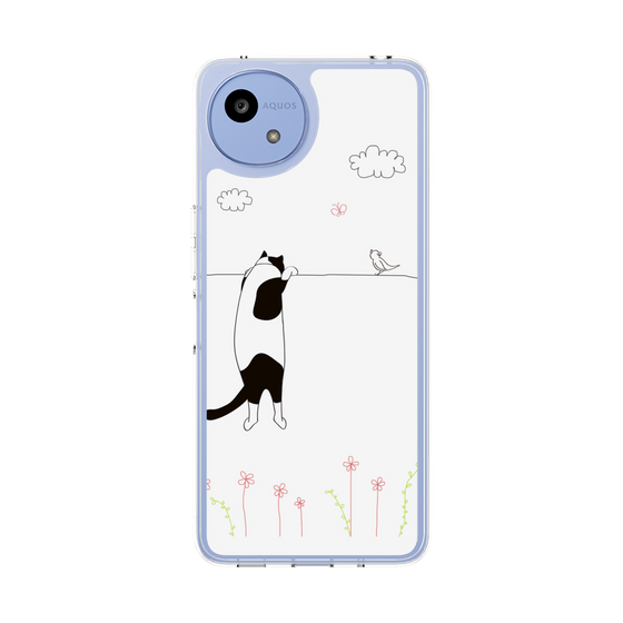 Slim Protection Case［ Calico Cat Peeking with Curiosity ］