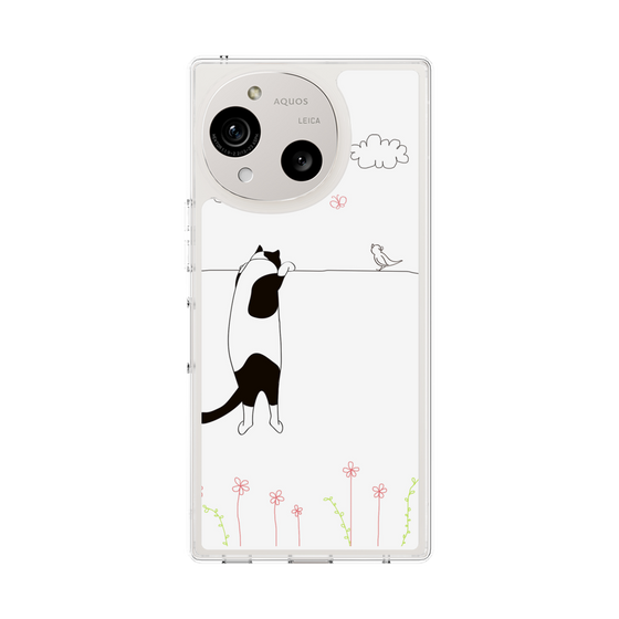 Slim Protection Case［ Calico Cat Peeking with Curiosity ］