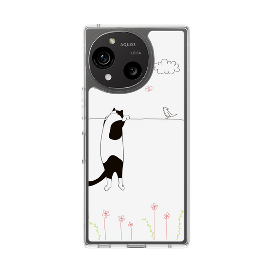 Slim Protection Case［ Calico Cat Peeking with Curiosity ］