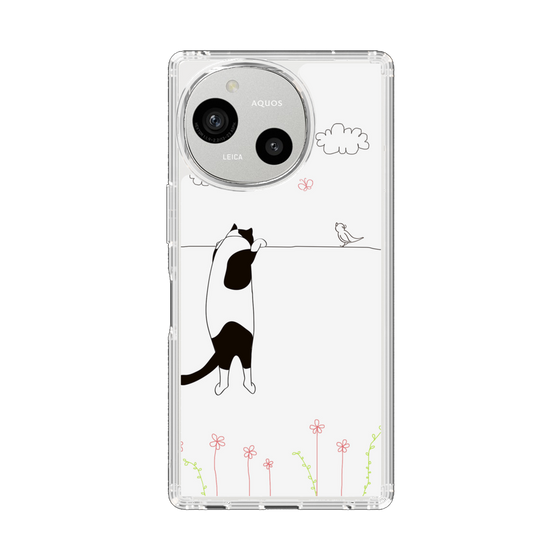 Slim Protection Case［ Calico Cat Peeking with Curiosity ］