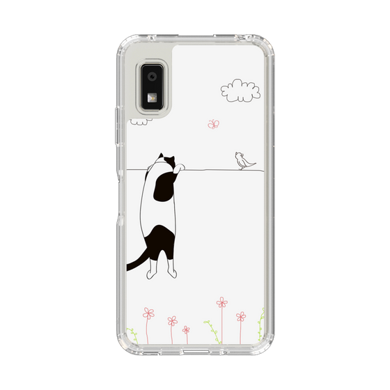 Slim Protection Case［ Calico Cat Peeking with Curiosity ］