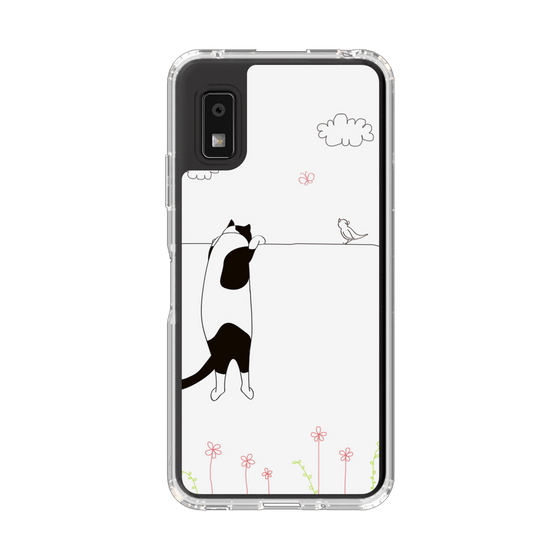 Slim Protection Case［ Calico Cat Peeking with Curiosity ］