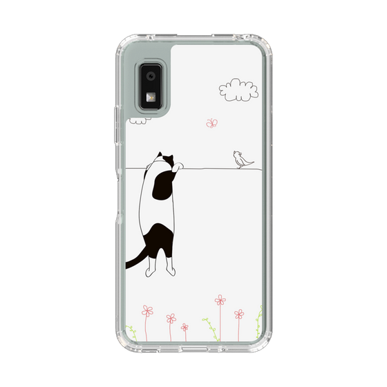 Slim Protection Case［ Calico Cat Peeking with Curiosity ］