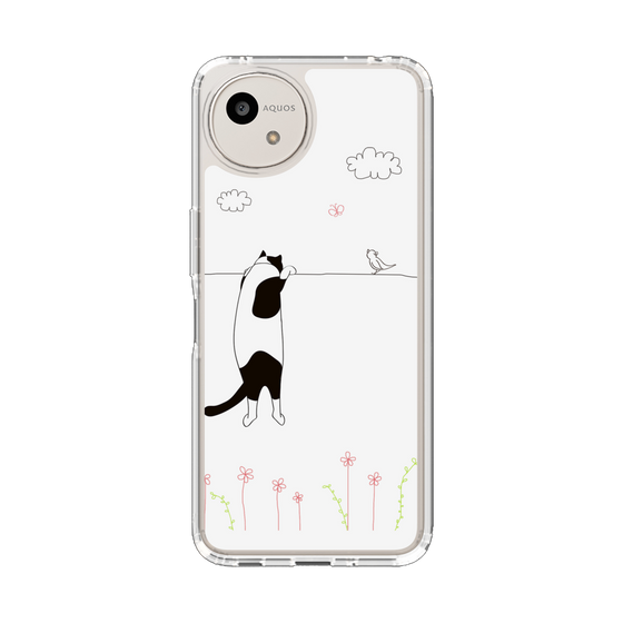 Slim Protection Case［ Calico Cat Peeking with Curiosity ］