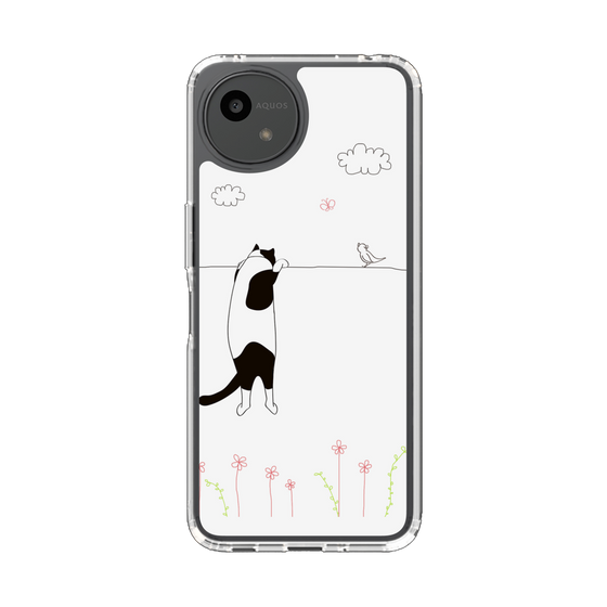 Slim Protection Case［ Calico Cat Peeking with Curiosity ］