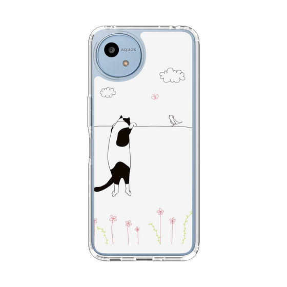 Slim Protection Case［ Calico Cat Peeking with Curiosity ］