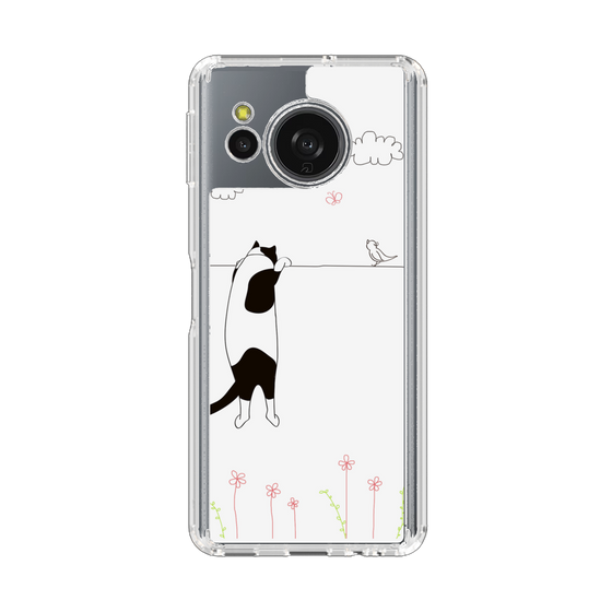 Slim Protection Case［ Calico Cat Peeking with Curiosity ］