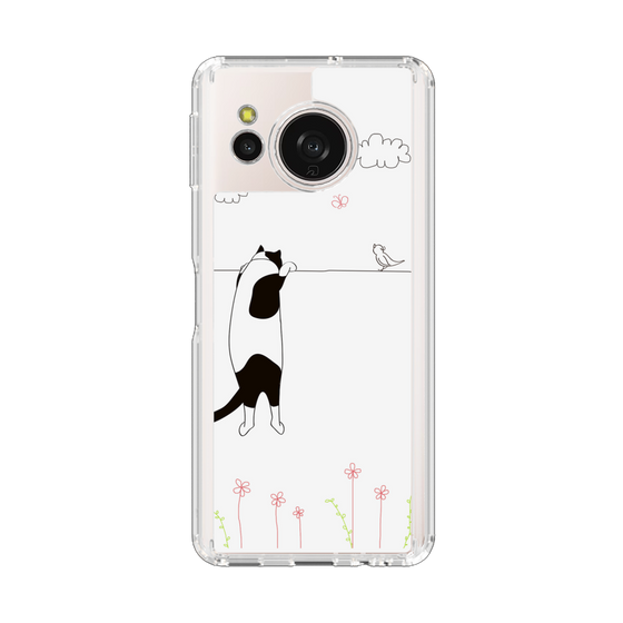 Slim Protection Case［ Calico Cat Peeking with Curiosity ］