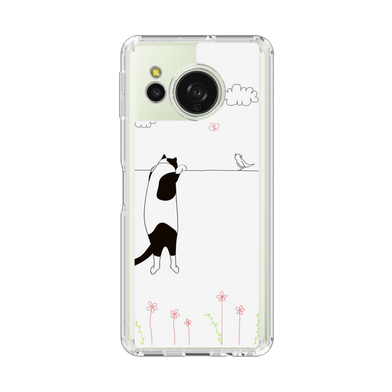 Slim Protection Case［ Calico Cat Peeking with Curiosity ］