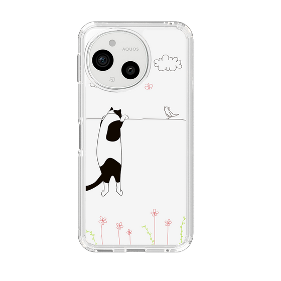 Slim Protection Case［ Calico Cat Peeking with Curiosity ］