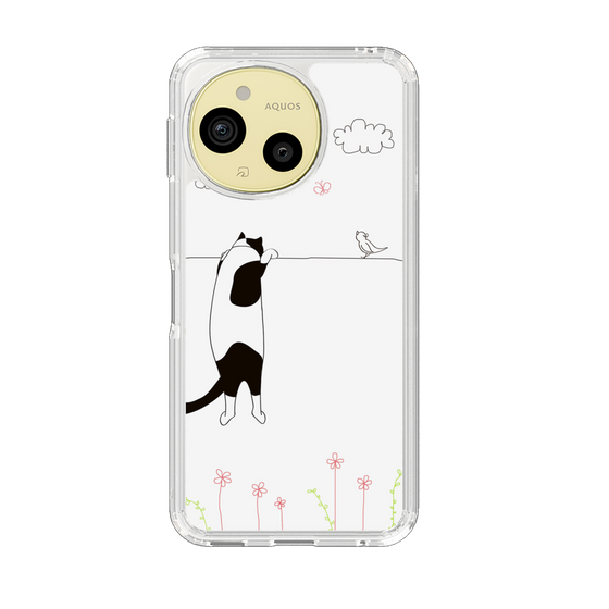 Slim Protection Case［ Calico Cat Peeking with Curiosity ］