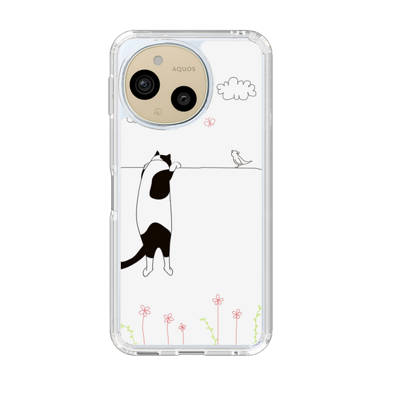 Slim Protection Case［ Calico Cat Peeking with Curiosity ］