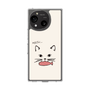 Slim Protection Case［ Very Greedy Cat - White ］
