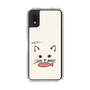 Slim Protection Case［ Very Greedy Cat - White ］
