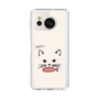 Slim Protection Case［ Very Greedy Cat - White ］