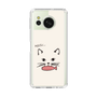 Slim Protection Case［ Very Greedy Cat - White ］