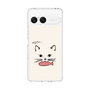 Slim Protection Case［ Very Greedy Cat - White ］