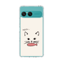 Slim Protection Case［ Very Greedy Cat - White ］
