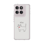 Slim Protection Case［ Bow Tie Cat - White ］