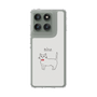 Slim Protection Case［ Bow Tie Cat - White ］
