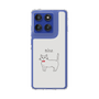 Slim Protection Case［ Bow Tie Cat - White ］