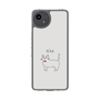 Slim Protection Case［ Bow Tie Cat - White ］