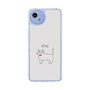 Slim Protection Case［ Bow Tie Cat - White ］