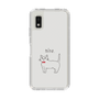 Slim Protection Case［ Bow Tie Cat - White ］