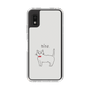 Slim Protection Case［ Bow Tie Cat - White ］