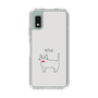 Slim Protection Case［ Bow Tie Cat - White ］