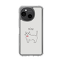 Slim Protection Case［ Bow Tie Cat - White ］