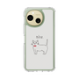 Slim Protection Case［ Bow Tie Cat - White ］