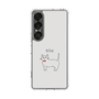 Slim Protection Case［ Bow Tie Cat - White ］