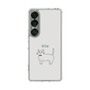 Slim Protection Case［ Bow Tie Cat - White ］