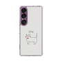 Slim Protection Case［ Bow Tie Cat - White ］