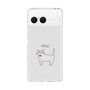 Slim Protection Case［ Bow Tie Cat - White ］
