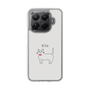 Slim Protection Case［ Bow Tie Cat - White ］