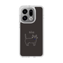 Slim Protection Case［ Bow Tie Cat - Black ］