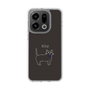 Slim Protection Case［ Bow Tie Cat - Black ］