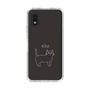 Slim Protection Case［ Bow Tie Cat - Black ］
