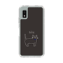 Slim Protection Case［ Bow Tie Cat - Black ］