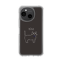 Slim Protection Case［ Bow Tie Cat - Black ］