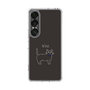 Slim Protection Case［ Bow Tie Cat - Black ］