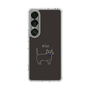 Slim Protection Case［ Bow Tie Cat - Black ］