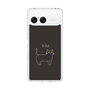 Slim Protection Case［ Bow Tie Cat - Black ］