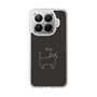Slim Protection Case［ Bow Tie Cat - Black ］