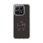 Slim Protection Case［ Bow Tie Cat - Black ］