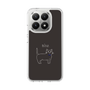 Slim Protection Case［ Bow Tie Cat - Black ］