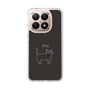Slim Protection Case［ Bow Tie Cat - Black ］